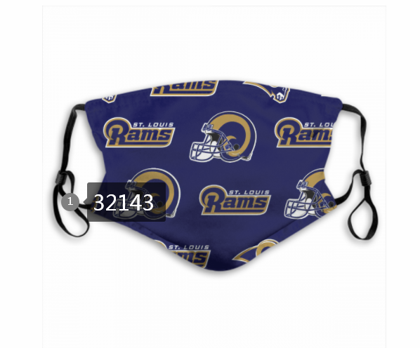 NFL 2020 Los Angeles Rams #26 Dust mask with filter